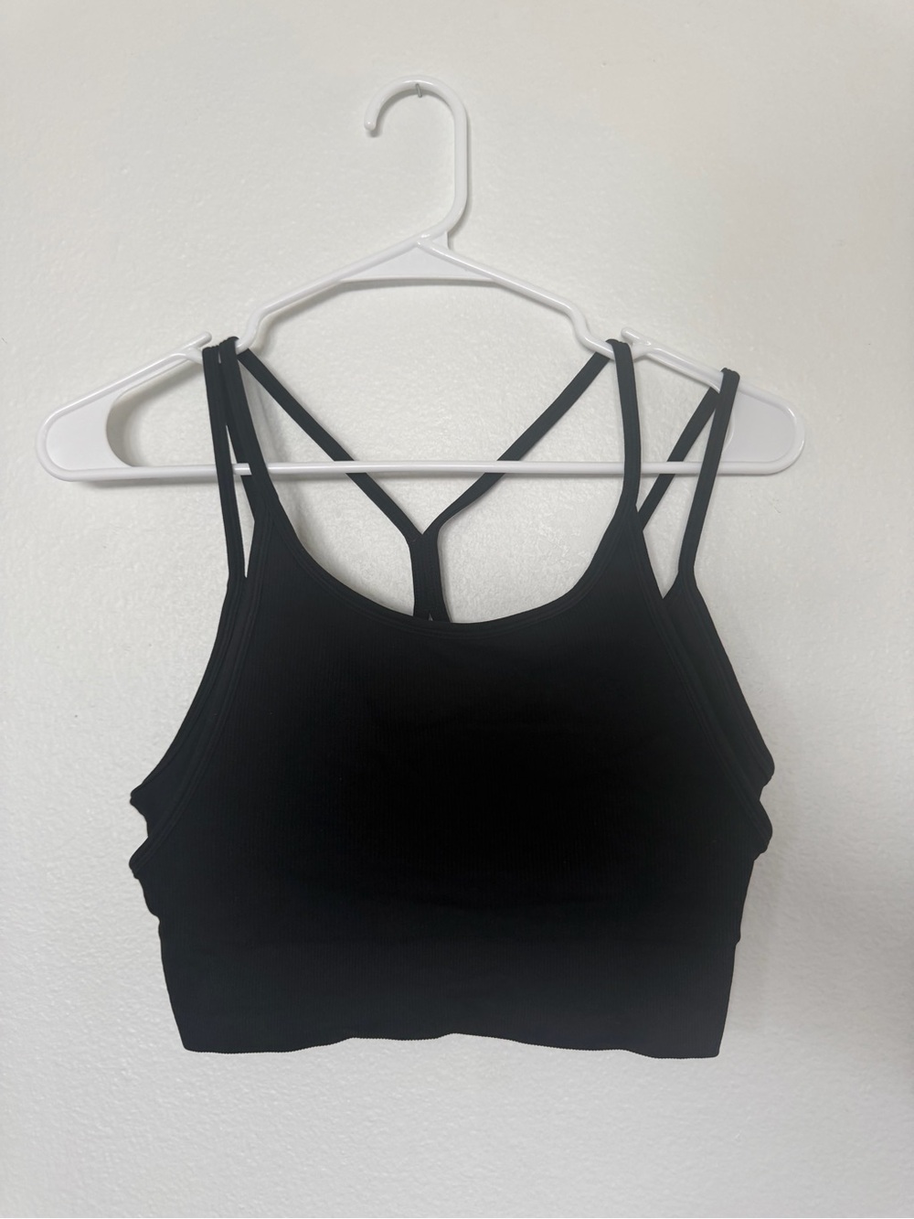 Beyond Yoga Black Double-Strap Sports bra